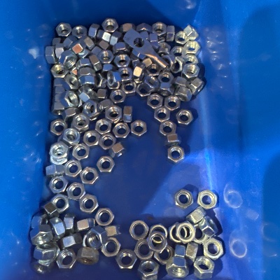 אום משושה "‎5/16 ציפוי אבץ אלקטרו ‎5 מיק